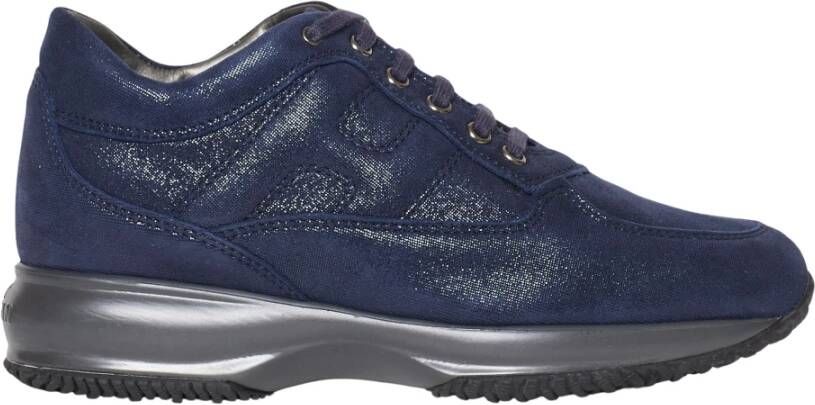 Hogan Blauwe Sneakers voor Vrouwen Aw23 Blue Dames