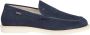 Hogan Blauwe Suède Loafer Schoenen Blue Heren - Thumbnail 1