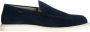 Hogan Blauwe Suède Loafer Schoenen Blue Heren - Thumbnail 1