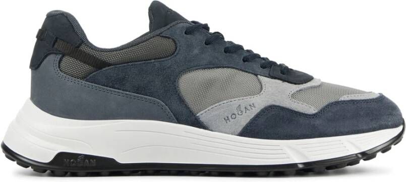 Hogan Blauwe Suède Sneakers voor Heren Blauw Heren