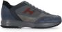 Hogan Blauwe Suède Sneakers met Iconische H Blue Heren - Thumbnail 4