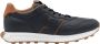 Hogan Blauwe Suède Sneakers met Leren Details Black Heren - Thumbnail 1