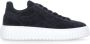 Hogan Blauwe Suède Sneakers Ronde Neus Blue Heren - Thumbnail 1