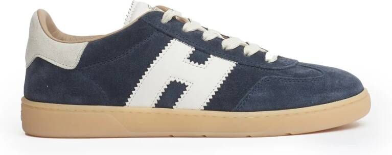 Hogan Blauwe Suède Sneakers Trendy Stijl Blue Dames