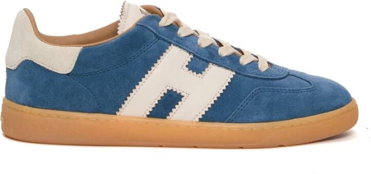 Hogan Blauwe Suède Sneakers voor Vrouwen Blue Dames