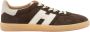 Hogan Bruine Casual Sneakers met Leren Details Brown Heren - Thumbnail 1