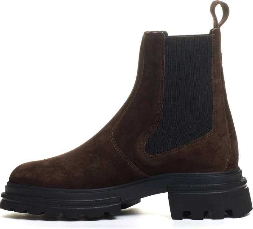 Hogan Bruine Chelsea Boots Brown Dames