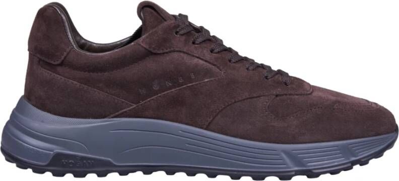 Hogan Bruine Hyperlight Sneakers Memory Foam Voetbed Brown Heren