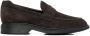 Hogan Bruine Leren Loafer Schoen Brown Heren - Thumbnail 1