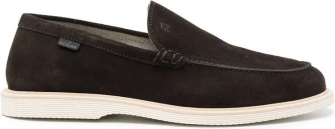 Hogan Bruine Moccasins voor Heren Brown Heren