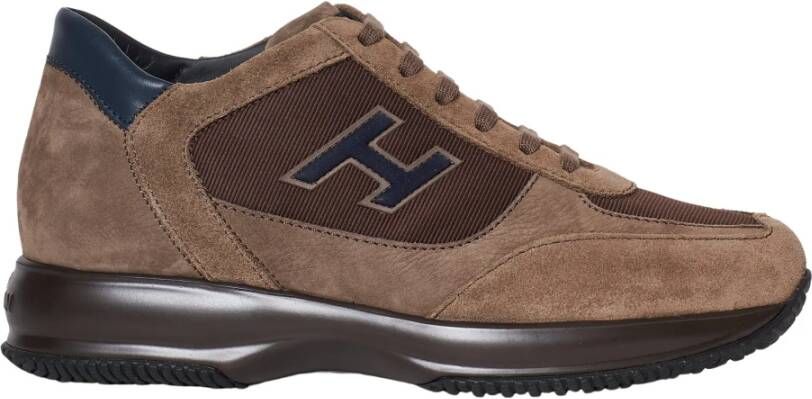 Hogan Bruine Sneakers Marrone Noos Brown Heren