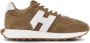 Hogan Bruine Suède Sneakers Aw24 Brown Heren - Thumbnail 1