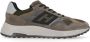 Hogan Bruine Suede Sneakers met Tech Inzetstukken Multicolor Heren - Thumbnail 1