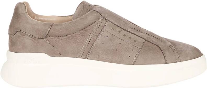 Hogan Casual Slip-On Sneakers Brown Heren