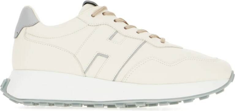 Hogan Casual Sneakers voor Mannen en Vrouwen Beige Dames