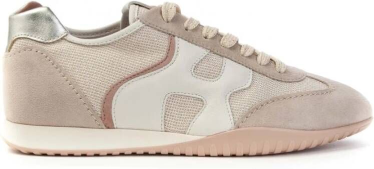 Hogan Casual Stijl Sneakers voor Vrouwen Beige Dames