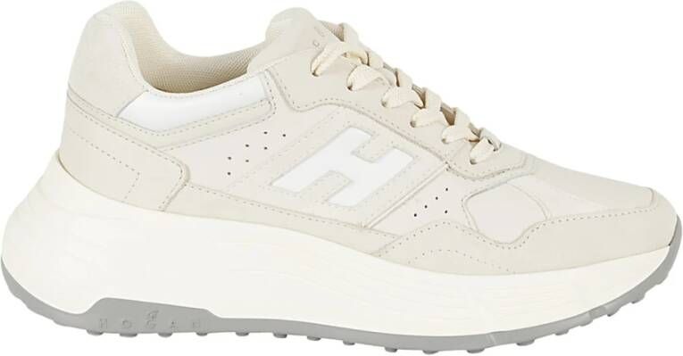 Hogan Casual Veterschoen White Dames