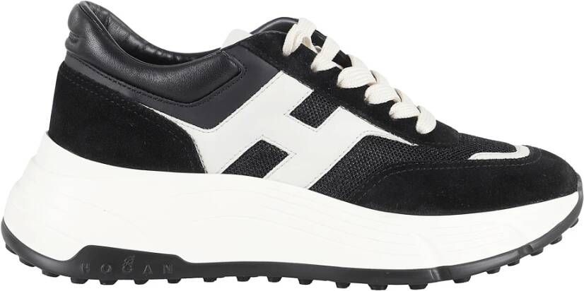 Hogan Casual Veterschoenen Black Dames