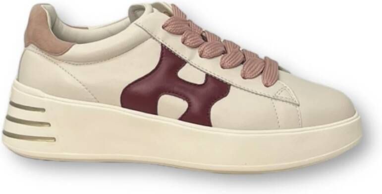 Hogan Casual Veterschoenen White Dames