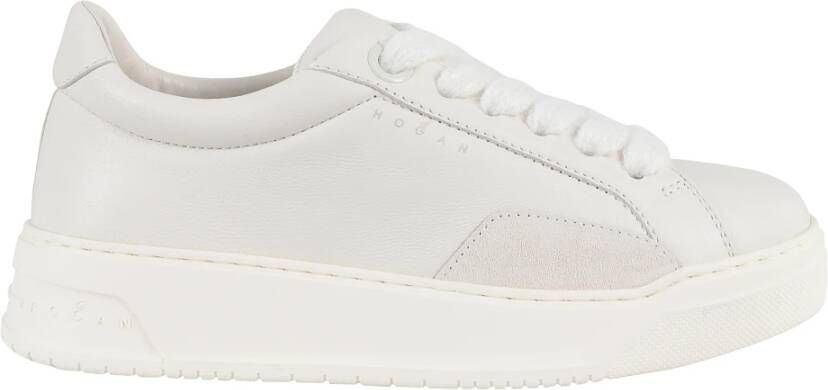 Hogan Casual Veterschoenen White Dames