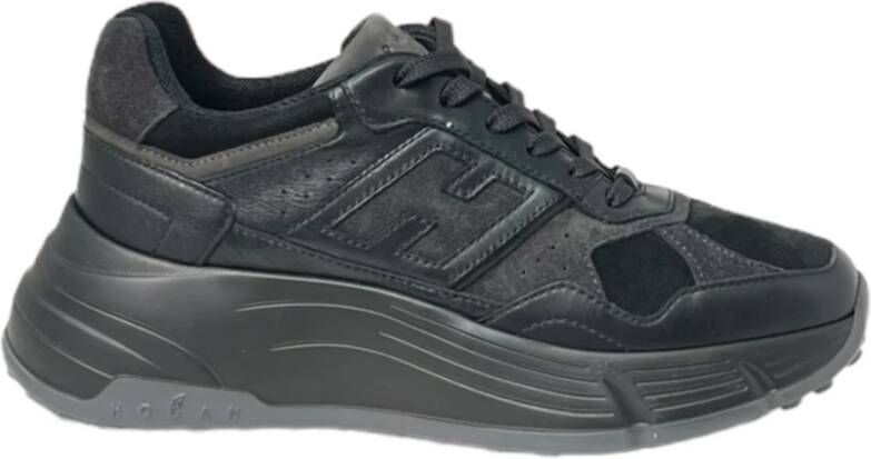 Hogan Casual Vetersneakers Black Dames