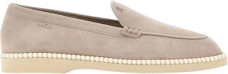 Hogan Comfortabele Pantoffels Beige Dames