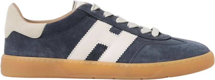 Hogan Cool Lace-Up Sneakers Blue Heren