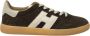 Hogan Cool Lace-Up Sneakers Brown Heren - Thumbnail 1