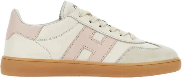 Hogan Cool Sneakers Ivory Leer Suède Multicolor Dames