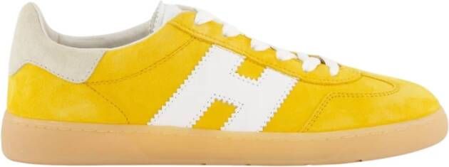 Hogan Stijlvolle Allacciato H Sneakers Yellow Dames