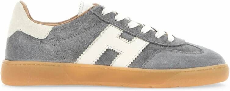 Hogan Coole Grijze Suède Sneakers Gray Heren