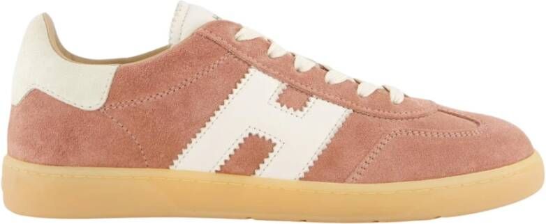 Hogan Coole Veterschoenen Pink Dames