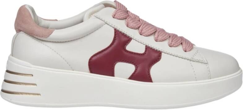 Hogan Cream Rebel Sneakers met Memory Foam Beige Dames