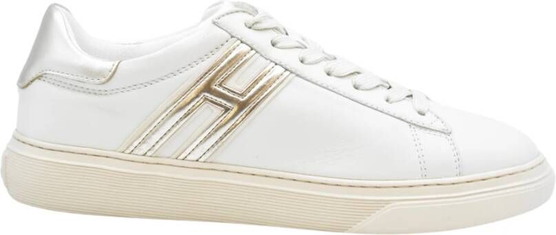 Hogan Crème Veterschoenen Dames White Dames