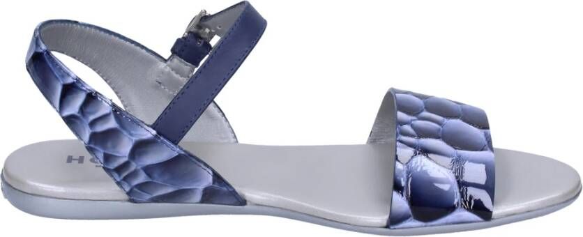 Hogan Dames Sandalen van Lakleer Blue Dames