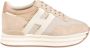 Hogan Beige Sneakers met Plateau en Logo Details Beige Dames - Thumbnail 1