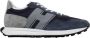 Hogan Donkerblauwe lage sneakers van kalfsleer Blauw Heren - Thumbnail 1