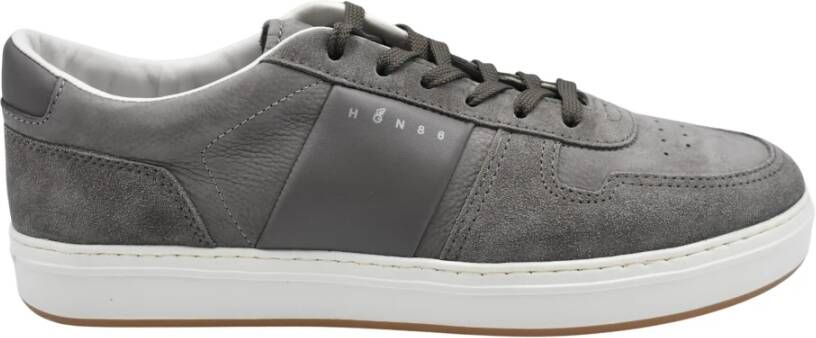 Hogan Duifgrijs Veterschoenen Gray Heren