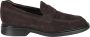 Hogan Ebony Suède Loafer met Memory Foam Brown Heren - Thumbnail 1