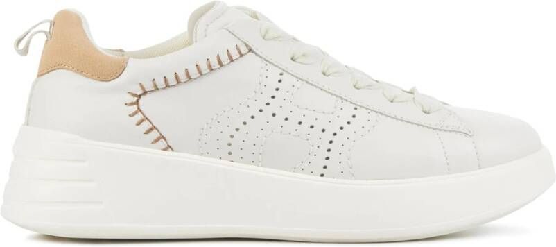 Hogan Gebroken Witte Sneakers White Dames