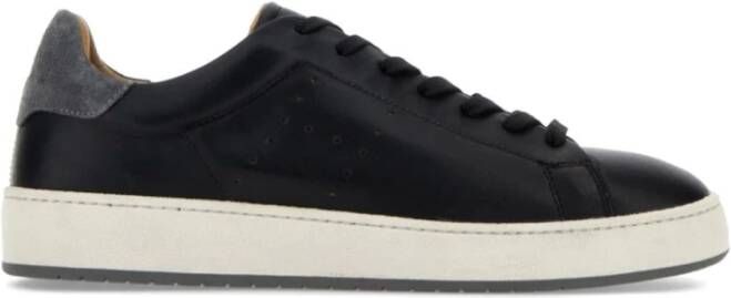 Hogan Geperforeerde Logo Sneakers Zwart Black Heren