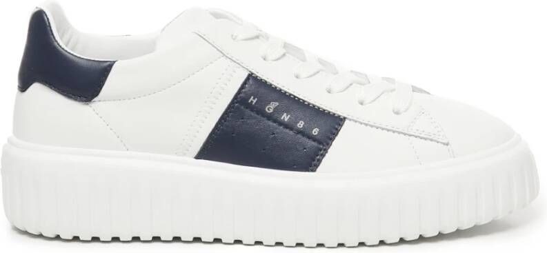 Hogan Gestreepte Band Sneakers White Heren