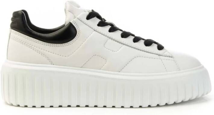 Hogan Gestreepte Sneakers Memory Foam Zool White Dames