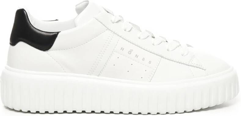 Hogan Gestreepte Sneakers met Nieuwe Band White Heren