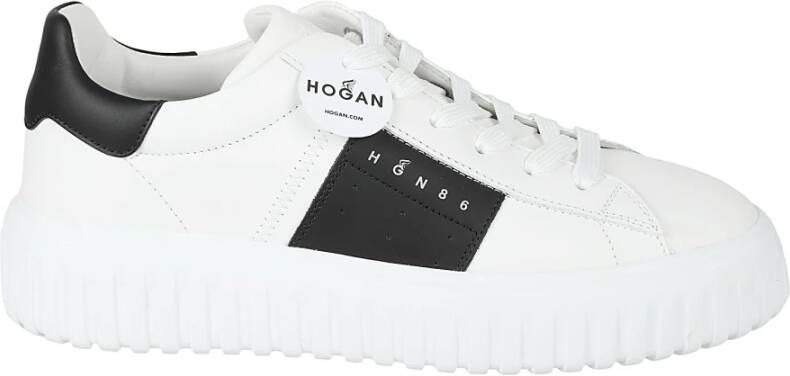 Hogan Gestreepte Sneakers White Heren