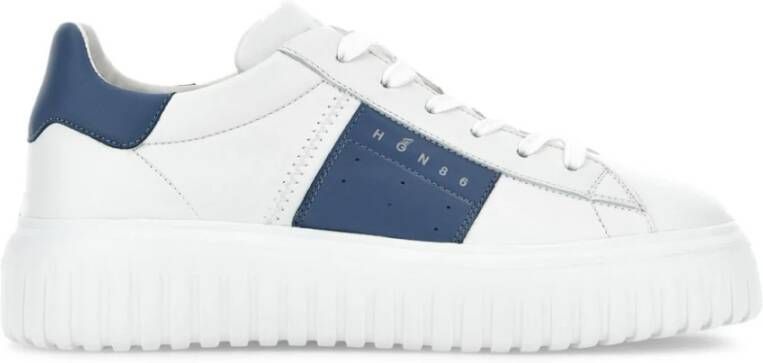 Hogan Gestreepte Sneakers White Heren