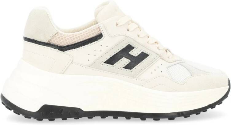 Hogan Geveterde Sneakers White Dames