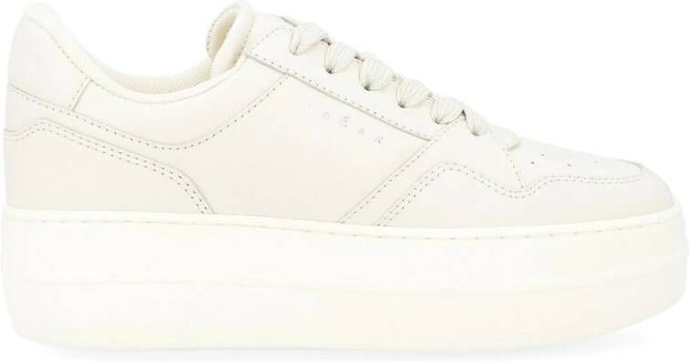 Hogan Geveterde Sneakers White Dames