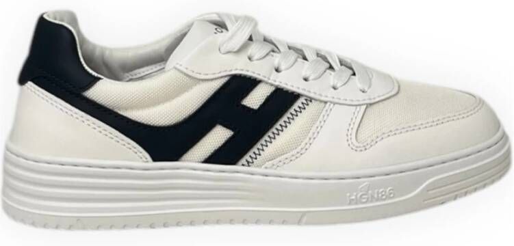 Hogan Geveterde Sneakers White Heren