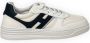 Hogan Geveterde Sneakers White Heren - Thumbnail 1